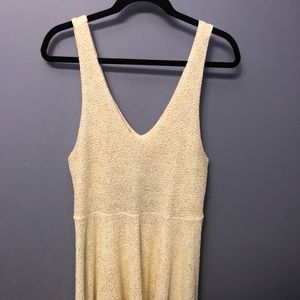 White and gold urban outfitter dress